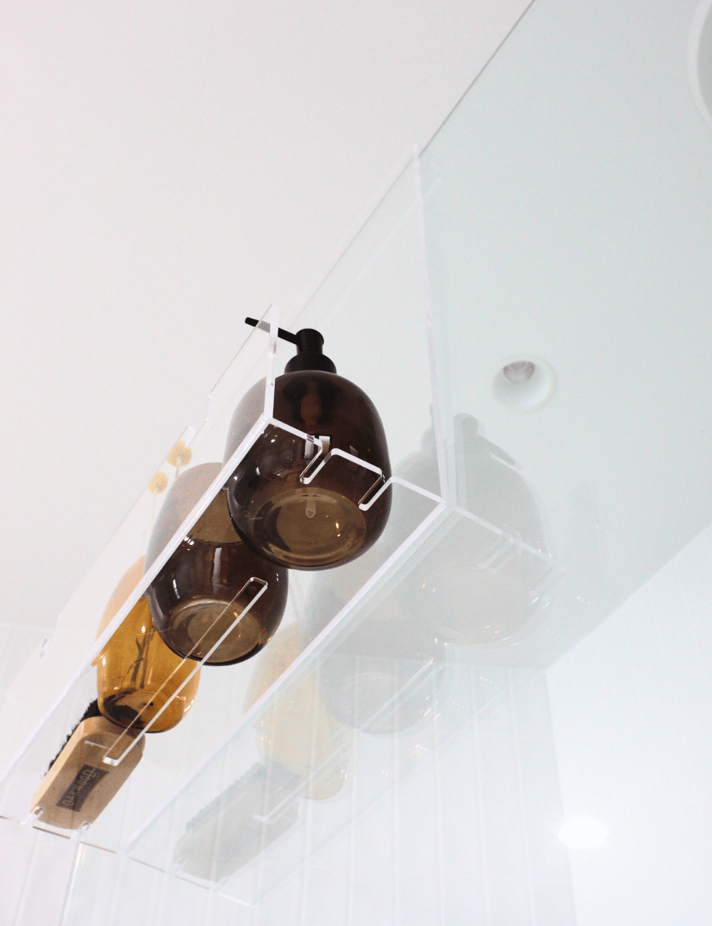 Clear Acrylic Shower Shelf
