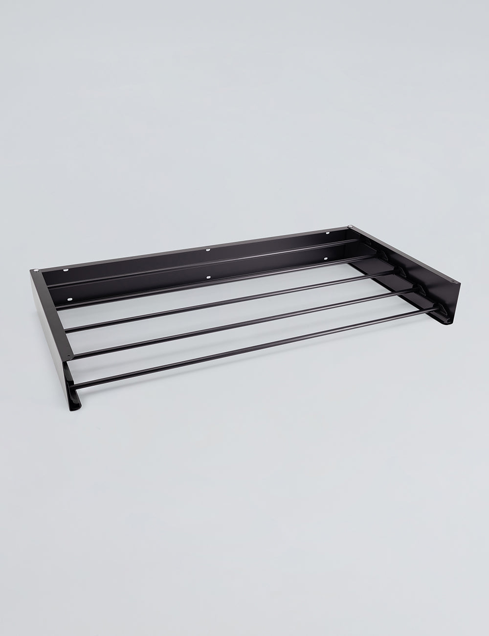 Black 100cm wall mounted foldable drying rack