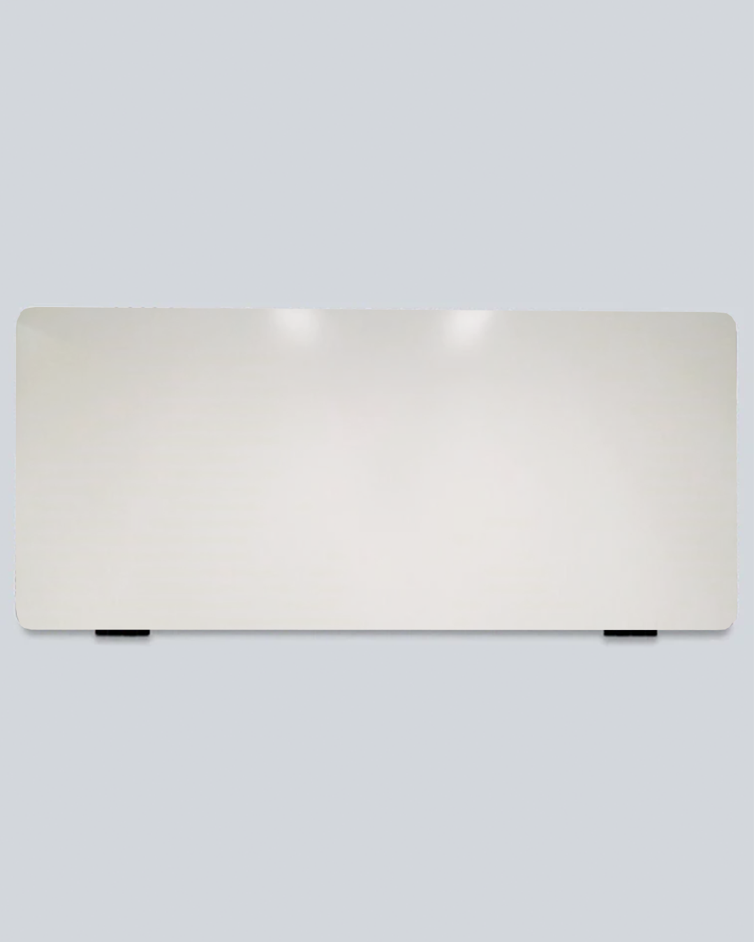 White wall mounted Murphy desk with whiteboard surface