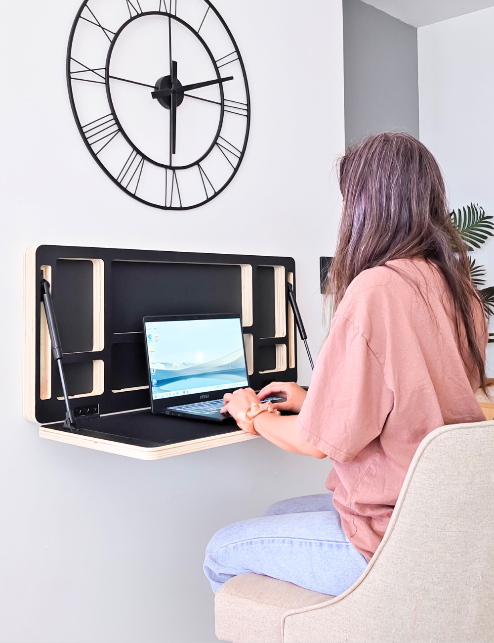 Wall Mounted Foldaway Murphy Desk