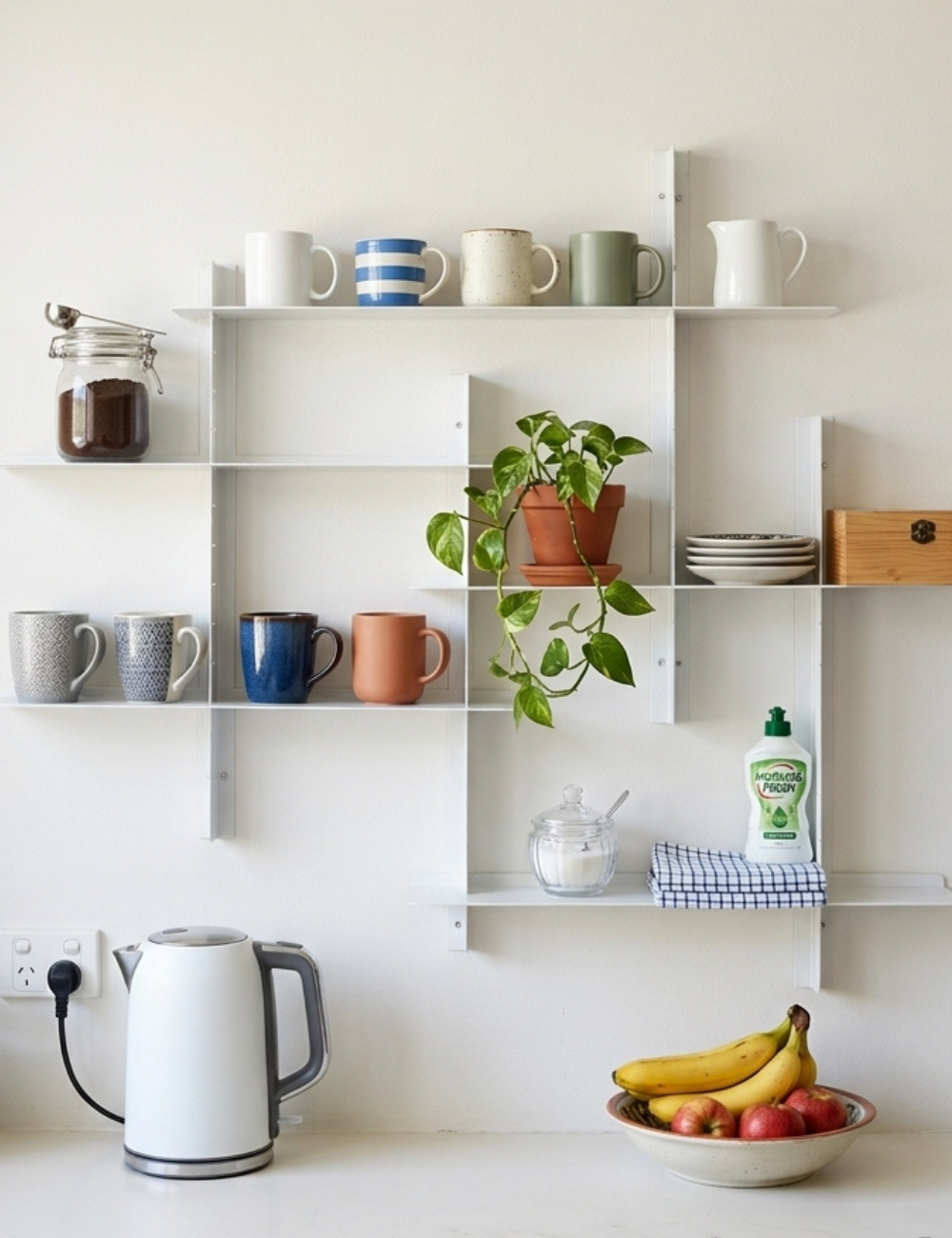 Wall Mounted Adjustable Shelf