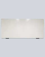 White wall mounted Murphy desk with whiteboard surface